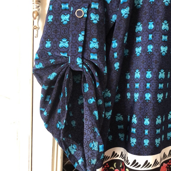 Sophia + Zeke silky patterned shirt - Picture 4 of 9